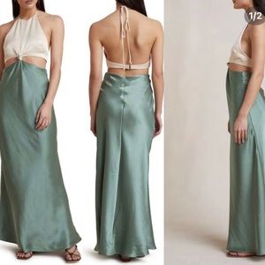 Bec bridge carrie moss cream dress us4